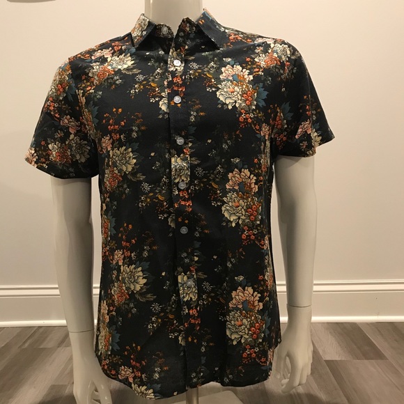 None Other - Floral Button Down Top